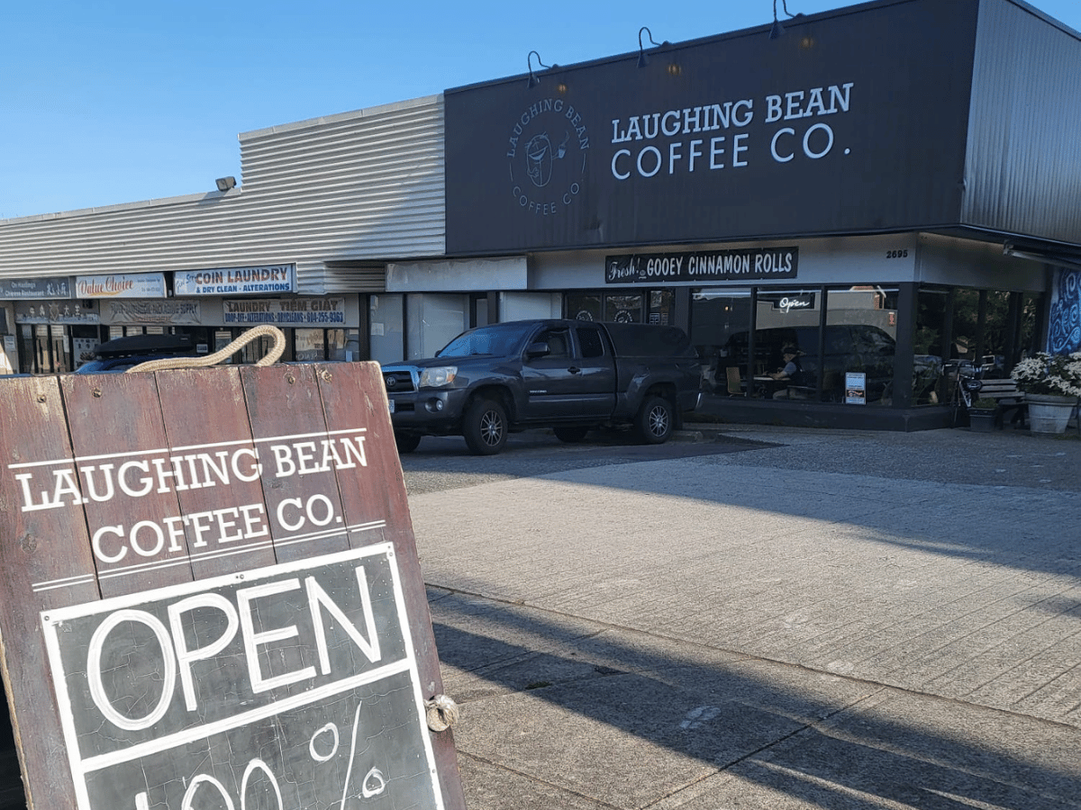 Shopfront of Laughing Bean Coffee Co.